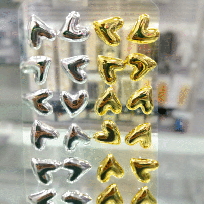 Casual 1dz heart studs