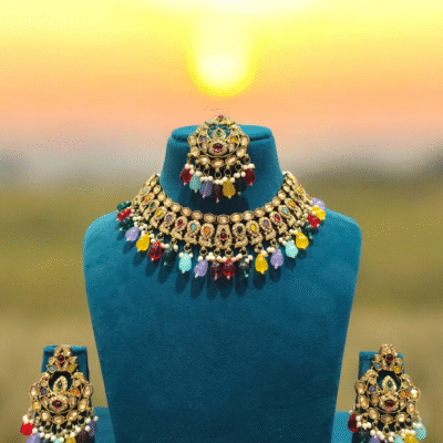 MULTI COLOUR NECKLACE SET