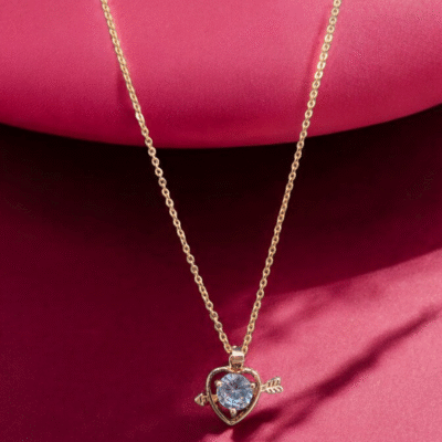 ROSE GOLD HEART CHAIN AD PENDANT MINIMUM 3 PC