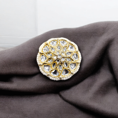 GOLD KUNDAN RING