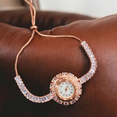 GOLDEN CRYSTAL REVERSE AD WATCHES
