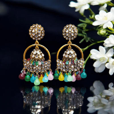 MULTI COLOUR BIG SIZE QUALITY EARRINGS