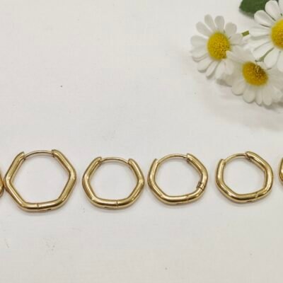 Three  different size anti tarnish hoops