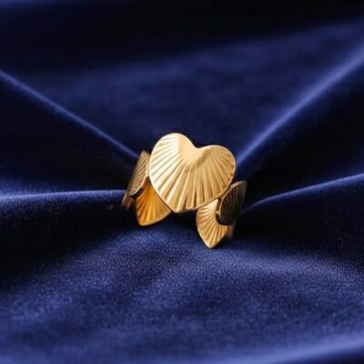 GOLD PLATED ANTI TARNISH RINGS DESIGN NO ATR24