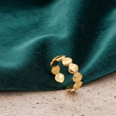 GOLD PLATED ANTI TARNISH RINGS DESIGN NO ATR25