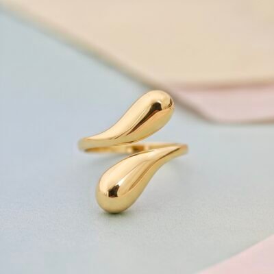 GOLD PLATED ANTI TARNISH RINGS DESIGN NO ATR28