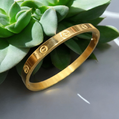 Plain Eternal Bond Antitarnish Gold Kada