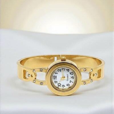 unique cz accents stainless steel watch  design no sswatch22