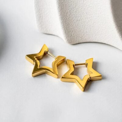 Small bow design anti tarnish  earring