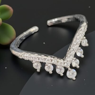 SILVER PLATED ANTI TARNISH RINGS ATR338-1silver