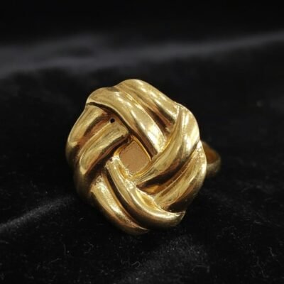 GOLD PLATED ANTI TARNISH RINGS DESIGN NO ATR35