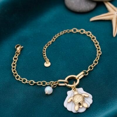 GOLD plated unique antitarnish  chain bracelets atb285