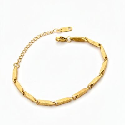 GOLD plated unique antitarnish  chain bracelets atb288