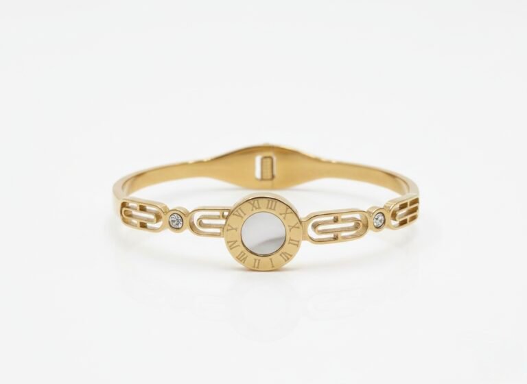 MILLER Kada Bracelet For Men - Gold Plated Stainless Steel, Waterproof & Anti-Tarnish Jewelry - View #10