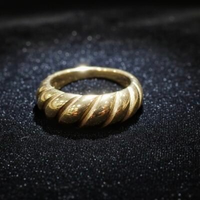 GOLD PLATED  ANTI TARNISH SIZEABLE RING DESIGN NO ATR126