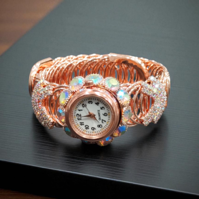 Rosegold ad fancy watch
