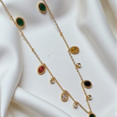 GOLD  PLATED ANTITARNISH CHAINSET ATCSETK26