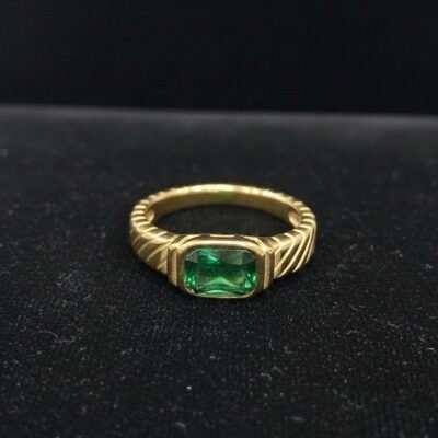 GOLD PLATED ANTI TARNISH SIZEABLE RING DESIGN  NO ATR45