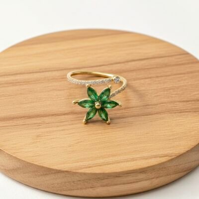 GOLD PLATED ANTI TARNISH ADJUSTABLE RING   DESIGN NO ATR550