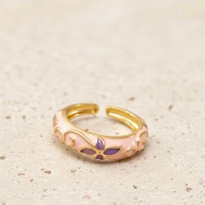 GOLD PLATED ANTI TARNISH ADJUSTABLE RING   DESIGN NO ATR564