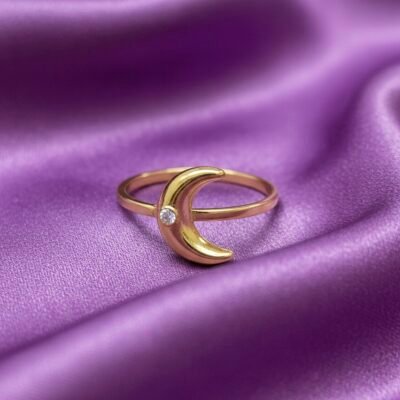 GOLD PLATED ANTI TARNISH ADJUSTABLE RING DESIGN  NO ATR585