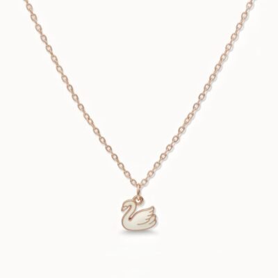 ROSEGOLD  PLATED DUCK PENDANT  CHAIN