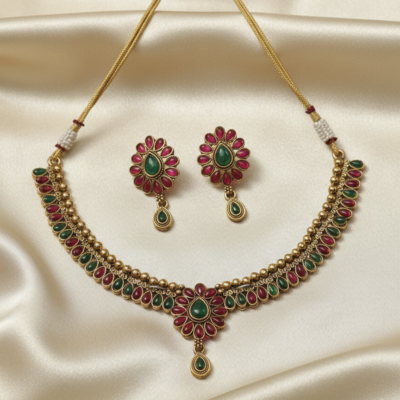 Traditional Choker Necklace Set TCHOKERSET13