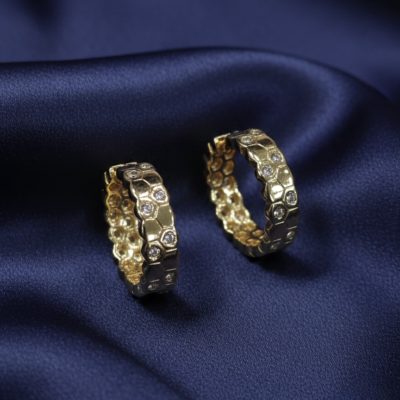 Latest antitarnish earrings ATE94