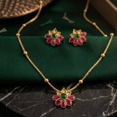 unique roseflower chokerset26