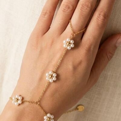 Gold plated antitarnish handchain 39