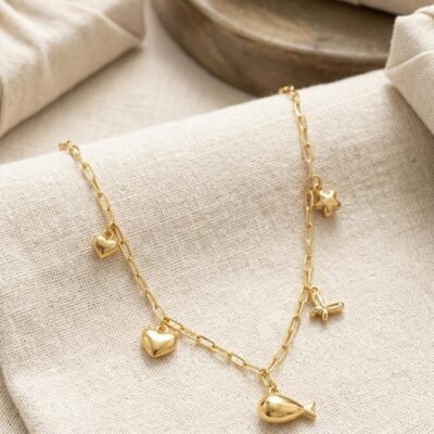 gold plated  antitarnish stainless steel chain ATC1181CHAIN