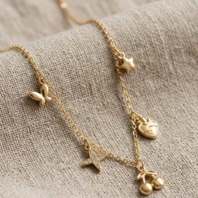 gold plated  antitarnish stainless steel chain ATC1183CHAIN