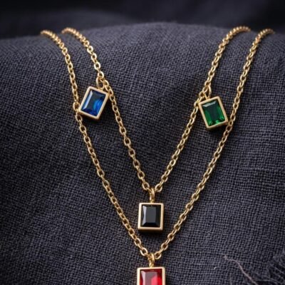gold plated  antitarnish stainless steel chain ATC1188CHAIN
