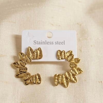 GOLDEN ANTITARNISH  EARRINGS ATE886