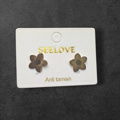 GOLD PLATED ANTITARNISH SMALL SIZE EARRING ATE898