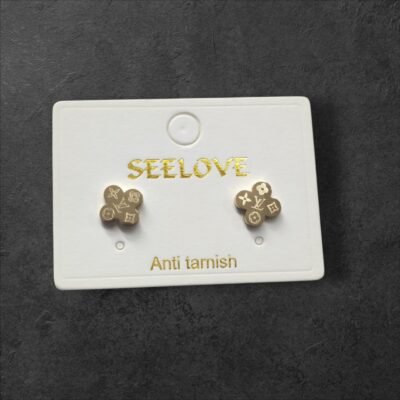 GOLD PLATED ANTITARNISH SMALL SIZE EARRING ATE899