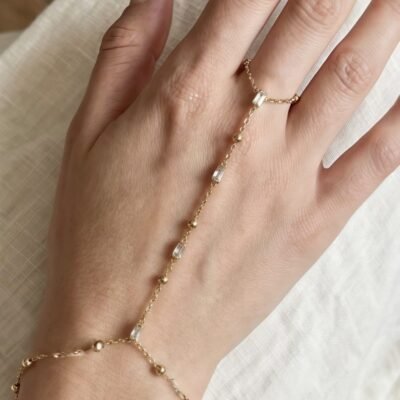 Gold Plated  antitarnish SSHANDCHAIN-55