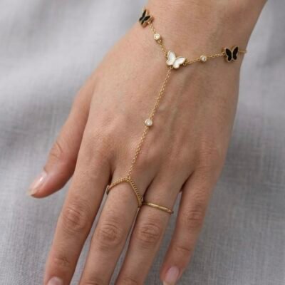 Gold Plated  antitarnish SSHANDCHAIN-61