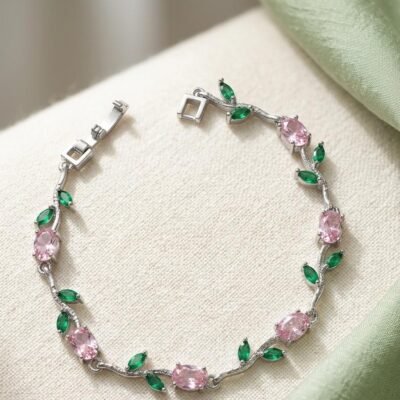 Gold plated tulip multi16 bracelet