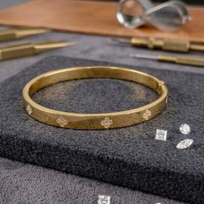 2.6  size gold plated antitarnish kada ATK1079KADA