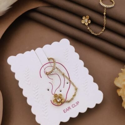 Gold plated antitarnish EARCUFF115