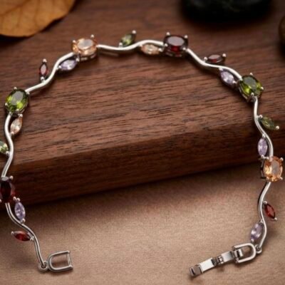 GOLD PLATED ANTITARNISH BRACELETS TULIPMULTI25