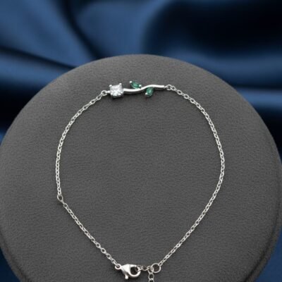 GOLD PLATED ANTITARNISH BRACELETS ATB608SILVER