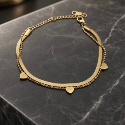 Gold plated antitarnish bracelets ATB647