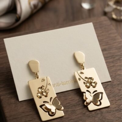 Gold plated antitarnish earring ATE1073