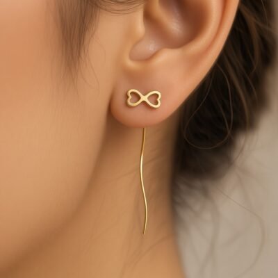 GOLDEN ANTITARNISH  EARRINGS ATE1087