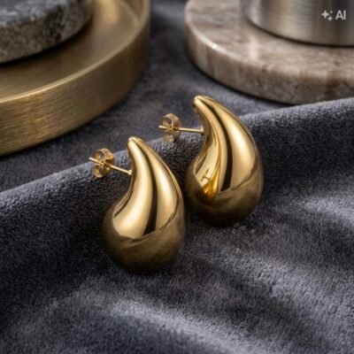 GOLDEN ANTITARNISH  EARRINGS ATE1095