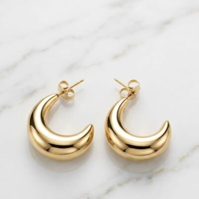 GOLDEN ANTITARNISH  EARRINGS ATE1097