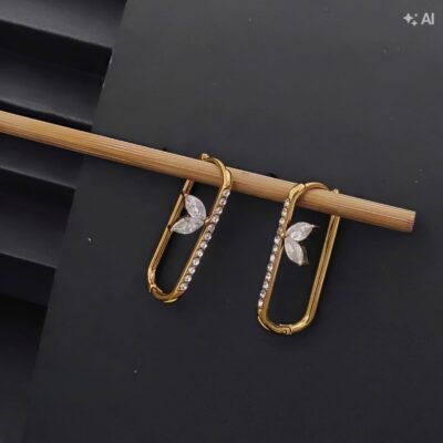 GOLDEN ANTITARNISH  EARRINGS ATE1099