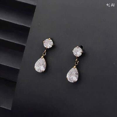 GOLDEN ANTITARNISH  EARRINGS ATE1109